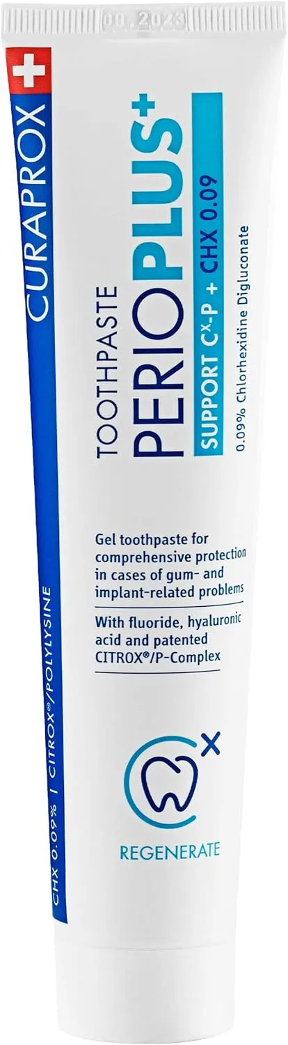 Curaprox Perio Plus Support Gel Zahnpasta, Weiß, Swiss Design