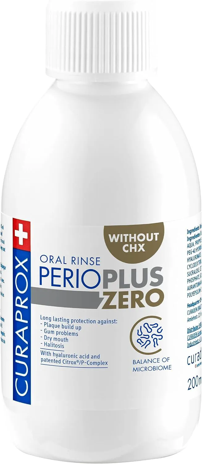 Curaprox Perio Plus Zero Mundspülung, Swiss Design
